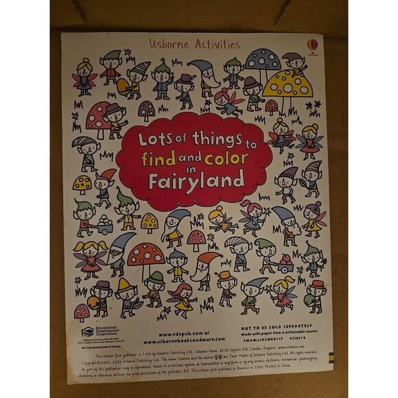 Lots of things to find and color in Fairyland Children's Book - Picture 2 of 4